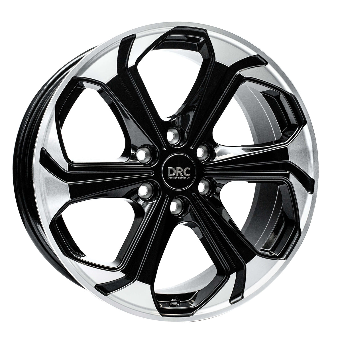 DRC - Sport-6 8.0x18 (Black / Half Polished)