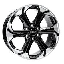 DRC - Sport-6 8.0x18 (Black / Half Polished)